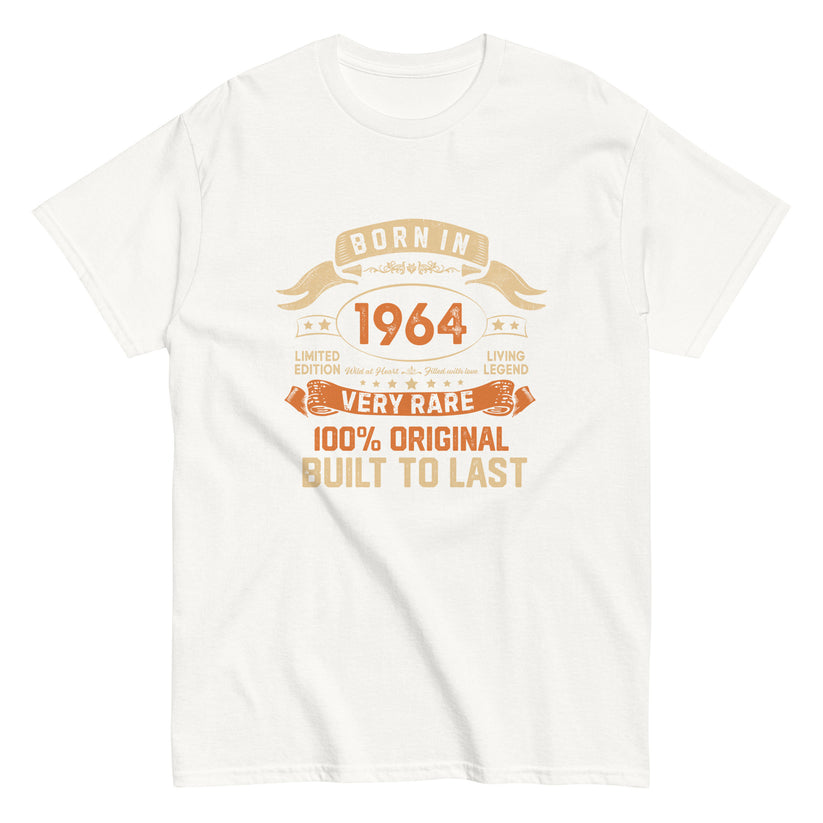 BORN IN 1964 LIMITED EDITION PREMIUM QUALITY T-SHIRT Buy 1 Get 1 Free