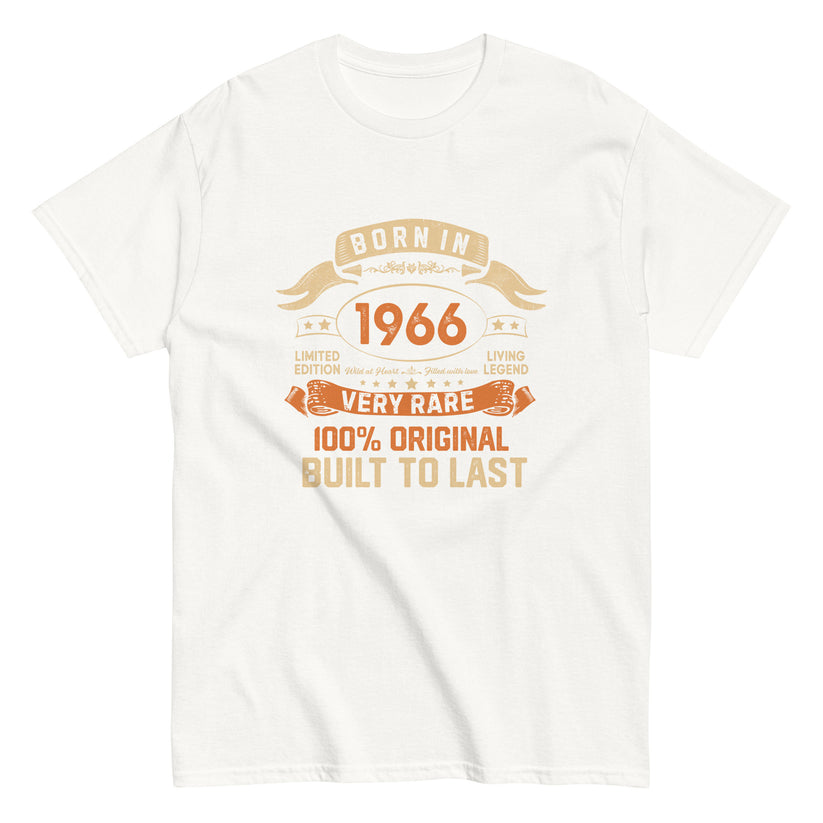 BORN IN 1966 LIMITED EDITION PREMIUM QUALITY T-SHIRT Buy 1 Get 1 Free