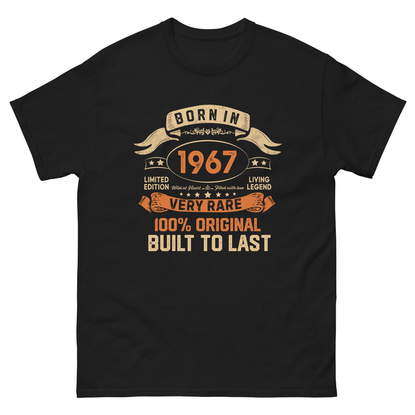 BORN IN 1967 LIMITED EDITION PREMIUM QUALITY T-SHIRT Buy 1 Get 1 Free