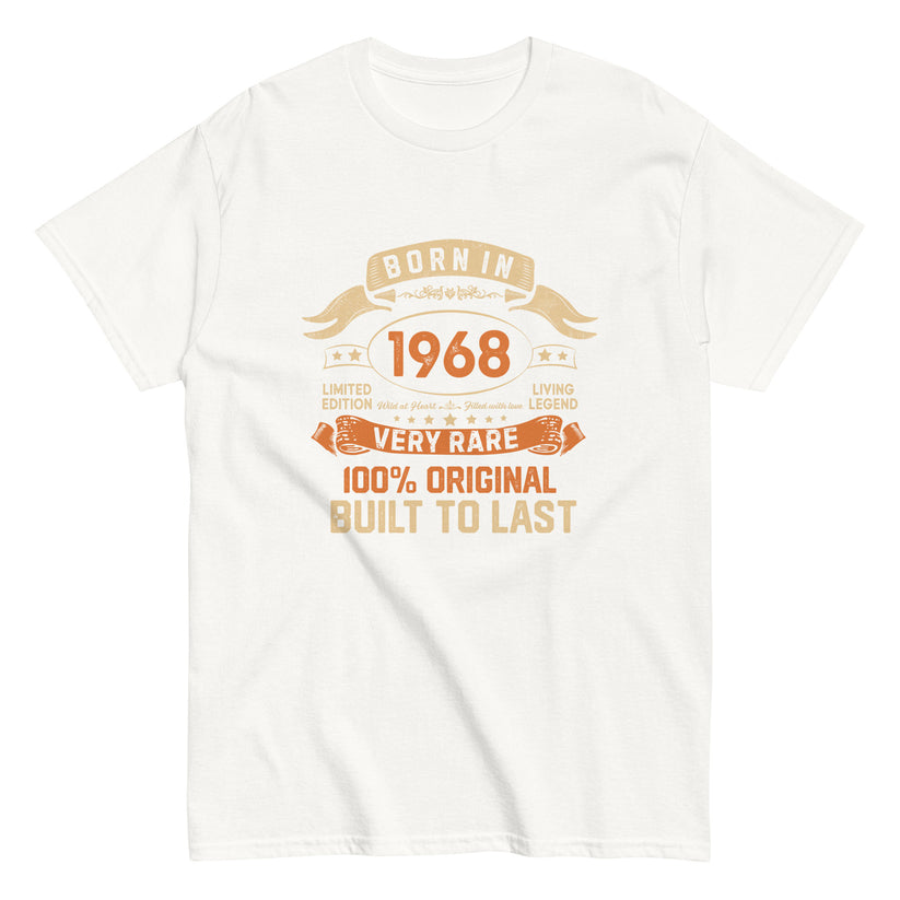 BORN IN 1968 LIMITED EDITION PREMIUM QUALITY T-SHIRT Buy 1 Get 1 Free