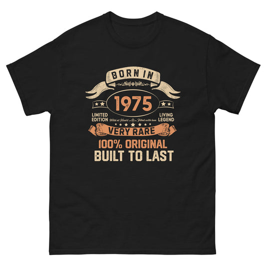 BORN IN 1975 LIMITED EDITION PREMIUM QUALITY T-SHIRT Buy 1 Get 1 Free