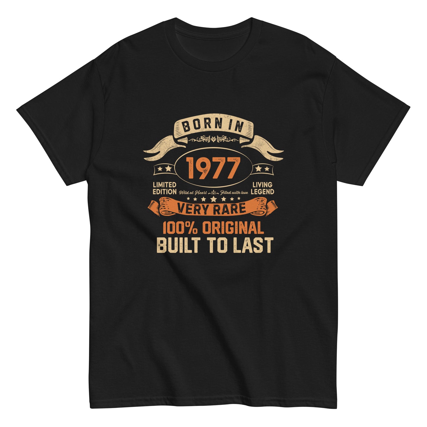 BORN IN 1977 LIMITED EDITION PREMIUM QUALITY T-SHIRT Buy 1 Get 1 Free