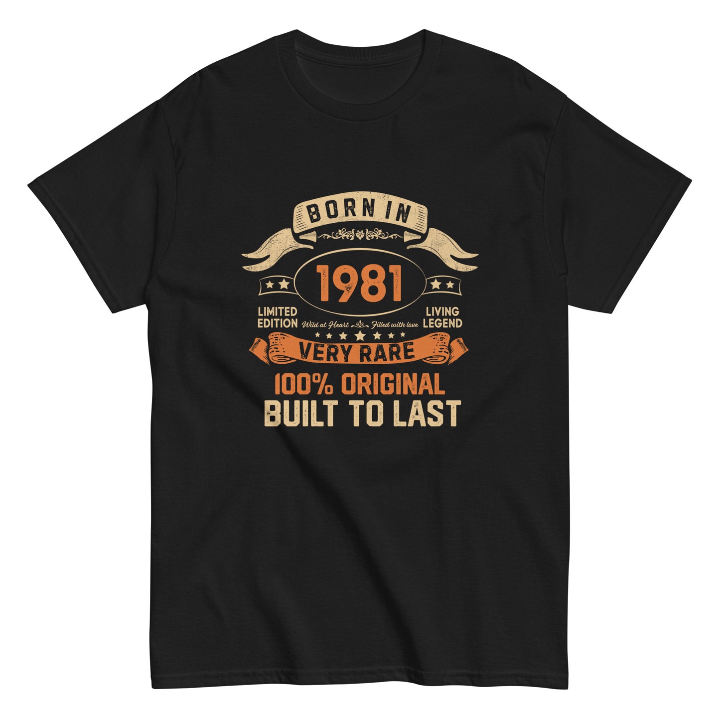 BORN IN 1981 LIMITED EDITION PREMIUM QUALITY T-SHIRT Buy 1 Get 1 Free
