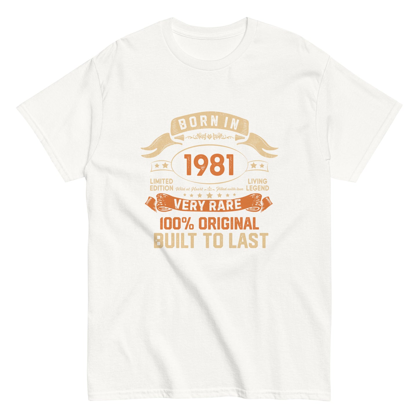 BORN IN 1981 LIMITED EDITION PREMIUM QUALITY T-SHIRT Buy 1 Get 1 Free