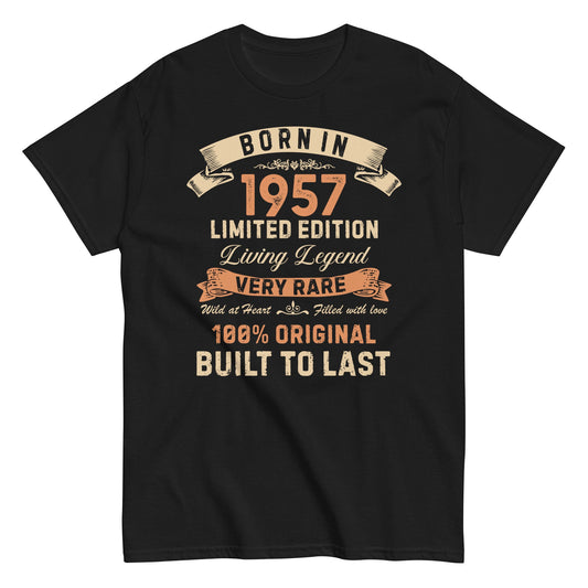 Born In 1957 67 Years Limited Edition Birthday T-shirt