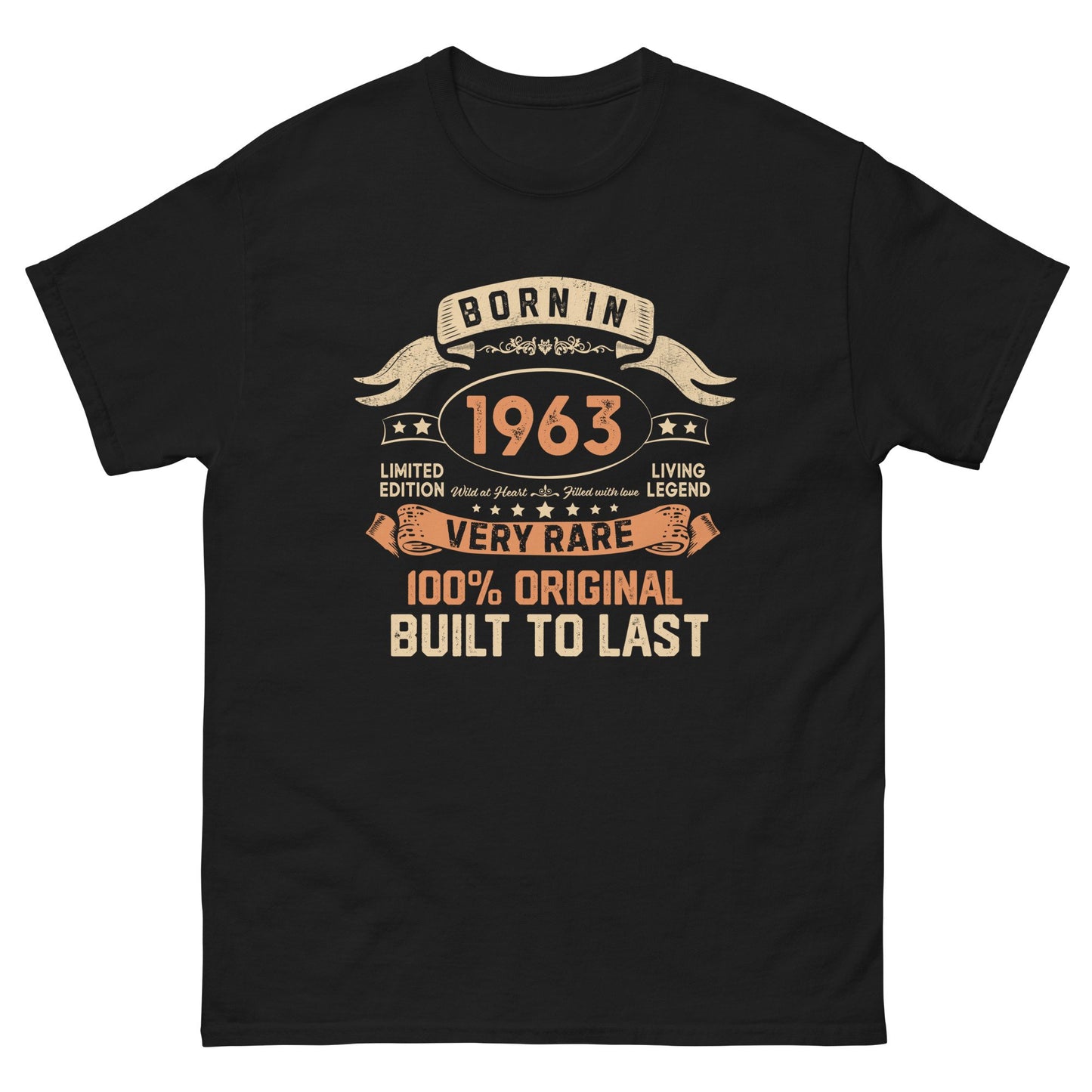 BORN IN 1963 LIMITED EDITION PREMIUM Buy 1 Get 1 T-SHIRT