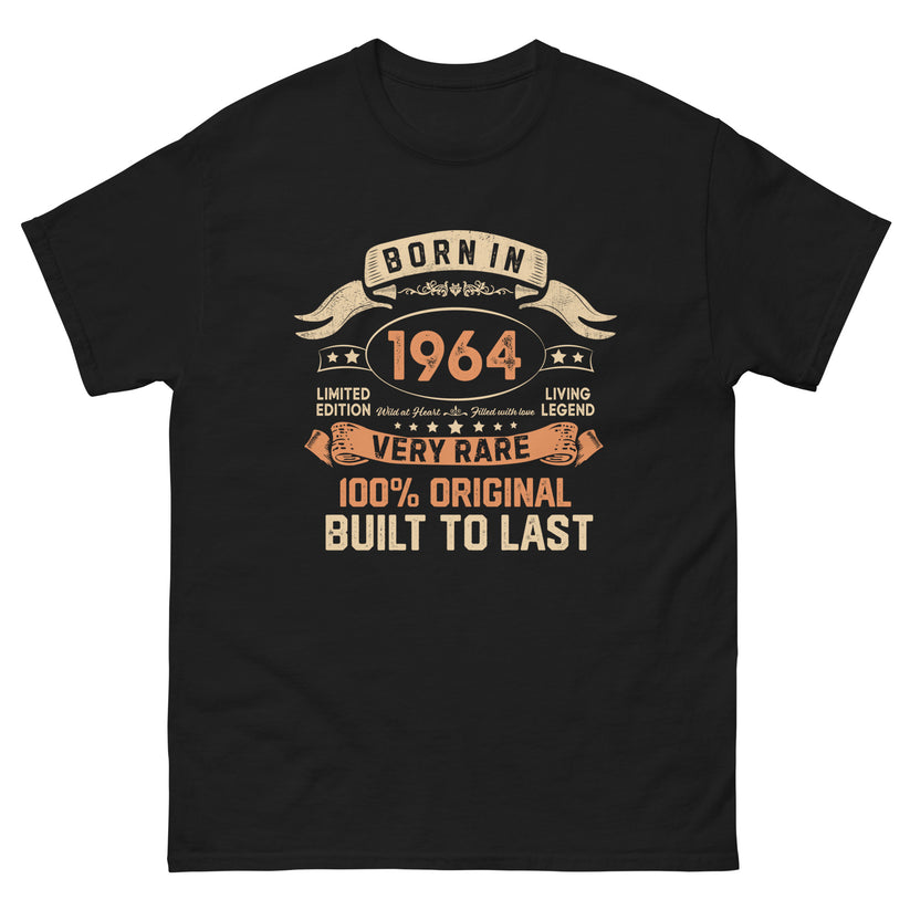 BORN IN 1964 LIMITED EDITION PREMIUM QUALITY T-SHIRT Buy 1 Get 1 Free