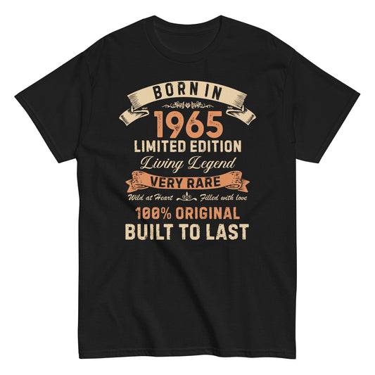 Born In 1965 59 Years Limited Edition Birthday T-shirt