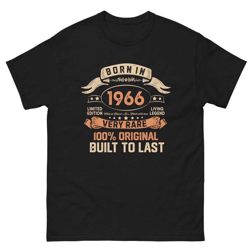 BORN IN 1966 LIMITED EDITION PREMIUM QUALITY T-SHIRT Buy 1 Get 1 Free