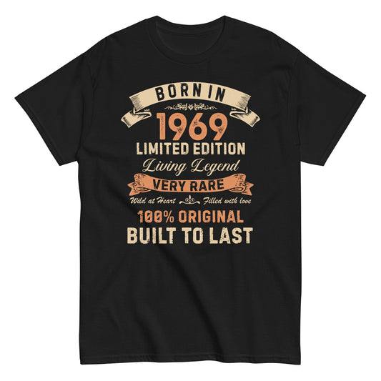 Born In 1969 55 Years Limited Edition Birthday T-shirt